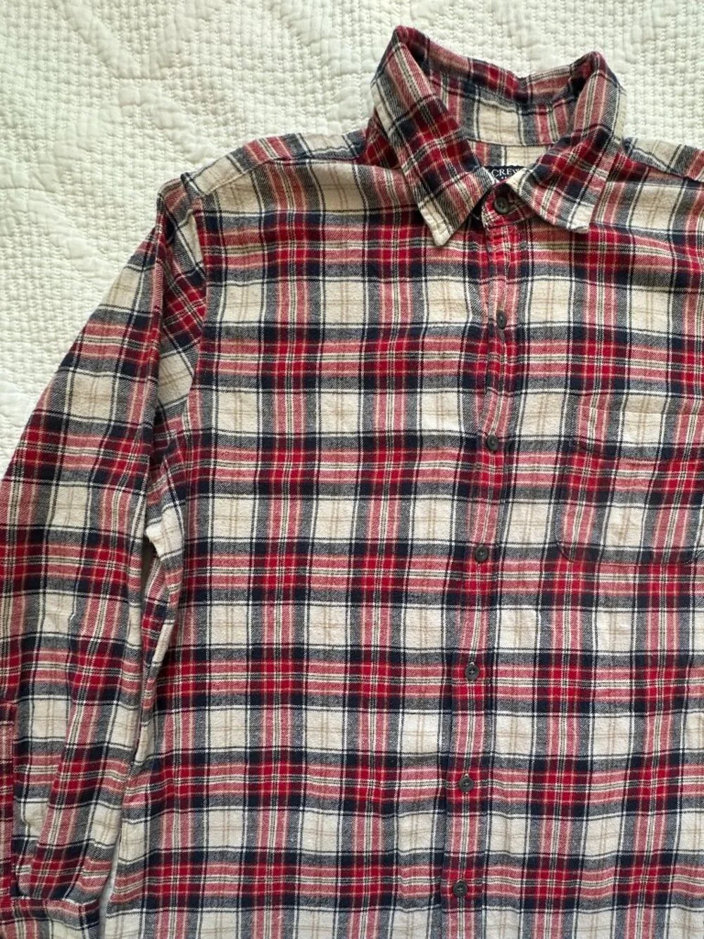 J. Crew Men's Size L Flannel Button Down